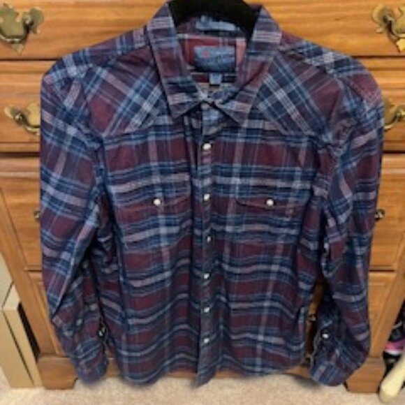 Lucky Brand Snap L/S Shirt  Size M - Picture 1 of 8